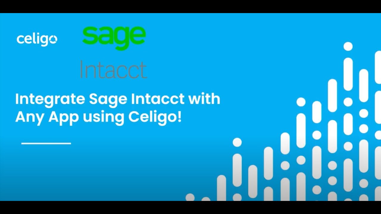 Sage Intacct Integrations using Celigo iPaaS