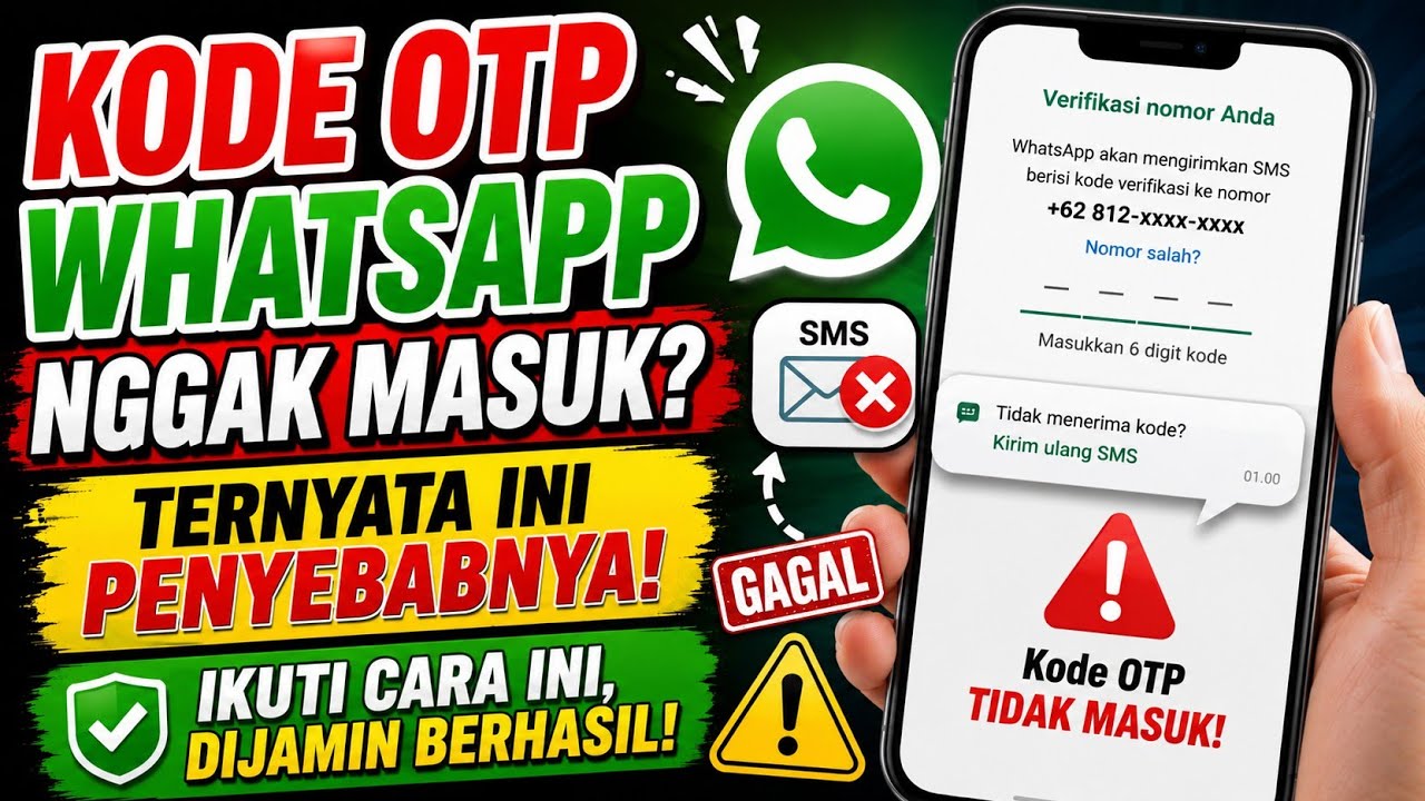 Kode Verifikasi WhatsApp Tidak Masuk? Begini Solusinya!