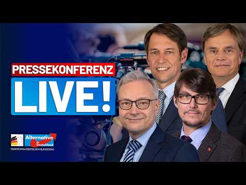 LIVE: Pressekonferenz der AfD-Fraktion - Diese Woche im Bundestag