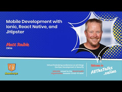 Image thumbnail for talk Mobile Development with Ionic, React Native, and JHipster