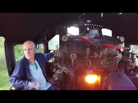 RPSI WT 2-6-4 No.4 departing Carrickfergus for Belfast Central (Footplate Footage)