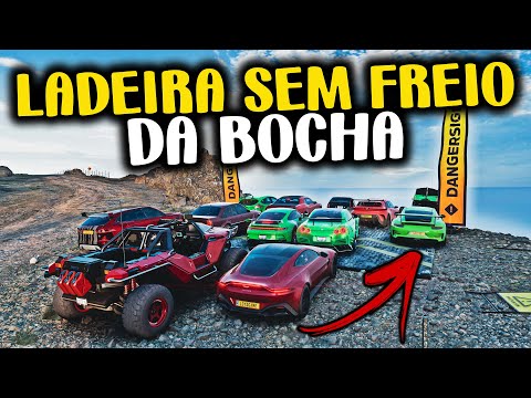 LADEIRA SEM FREIO DA BOCHA - NÃO ENCOSTOU - FORZA HORIZON 5 GAMEPLAY
