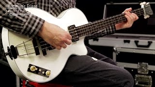Video thumbnail for Hofner Gold Label Limited Edition Club Bass, White by Musician's Friend