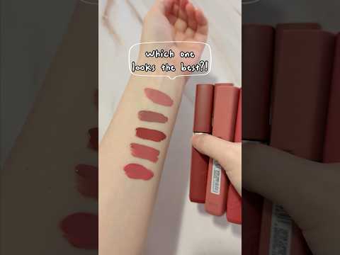 L'OREAL PARIS Infallible Matte Resistance Lipstick Swatches