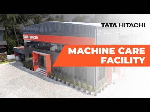 Girish Chandran Machine Care Facility by Tata Hitachi.