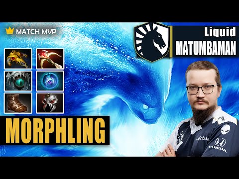 Morphling Safelane | Liquid.MATUMBAMAN | MATU LAST TI - ALL IN EVERYTHING | 7.32c Gameplay Highlight