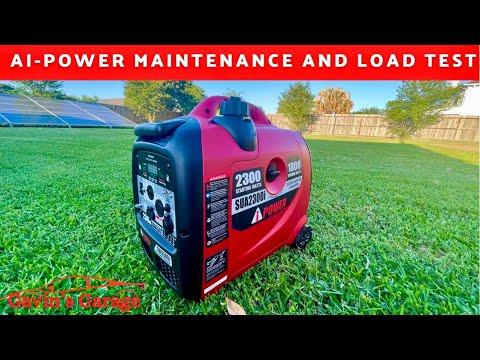 AI-Power Generator Retested oil change and load test performed (Generator Review)