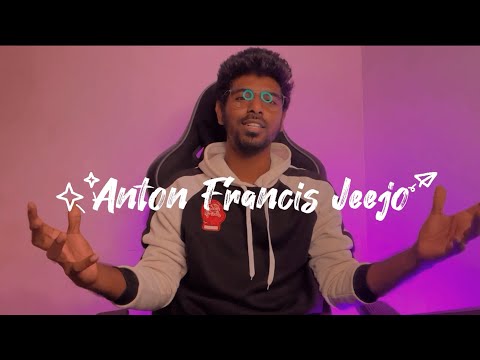 Welcome to My Channel | Anton Francis Jeejo