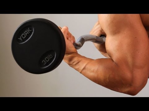 Wie man einen abgewinkelten Prone Curl macht | Armtraining