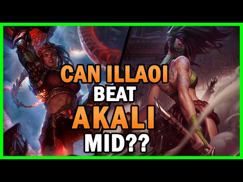 ILLAOI MID VS AKALI | This champion is INFURIATING | Rank 1 Illaoi DirtyMobs