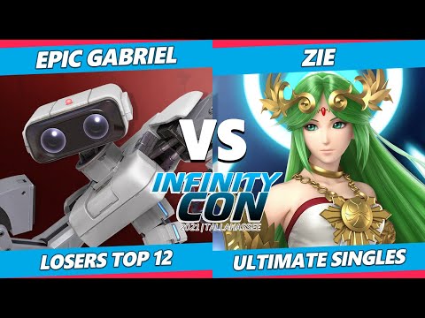 Infinity Con 2021 Top 12 - Epic Gabriel (ROB) Vs. Zie (Palutena) SSBU Ultimate Tournament
