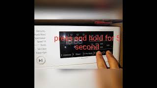 LG cl error code washing machine. how to turn off