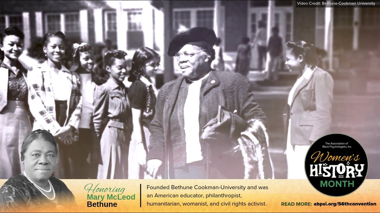 ABPsi Honors Mary McLeod Bethune: A Legacy of Excellence and Service ✊🏾 Women's History Month💐