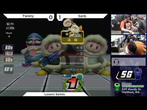 SG 23.5 LS - Twisty (Wario, Jigglypuff) vs Serb (Ice Climbers)