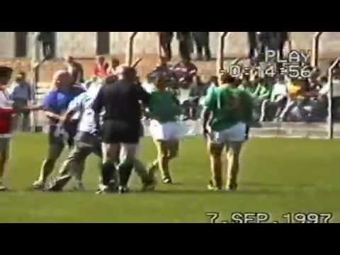 Kilmacanogue GAA. Junior A Final '97 End of First half and start of Second