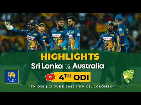Sri Lanka seal a memorable series win | 4th ODI Highlights | Sri Lanka vs Australia 2022