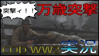 フレンドと万歳突撃したら爆笑したwww　（cod ww2）