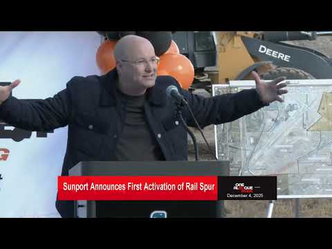 Sunport Announces First Activation of Rail Spur | December 4, 2025
