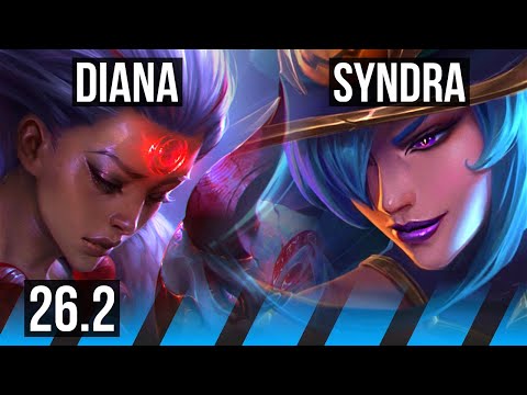 DIANA vs SYNDRA (MID) | Good KDA: 13/1/7 | EUW Master | 26.2