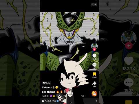 Perfect Cells theme is FAKE!? #anime #manga #shorts