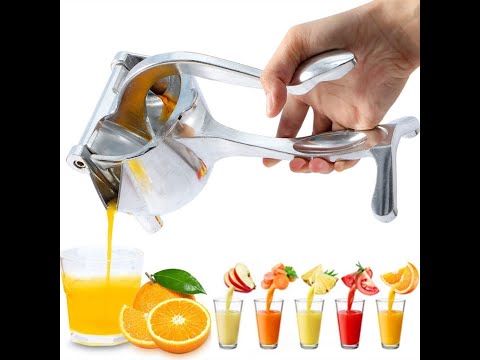 HOW TO USE ALUMINIUM FRUIT JUICER PRESSER