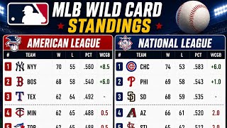 MLB Wild Card Standings Today | Al Wild Card | Nl Wild Card | August 19, 2026 Updated