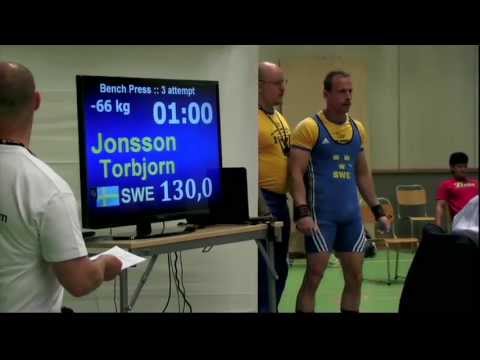 World Cup 2012 Classic Powerlifting Men -59 -66 Bench Press