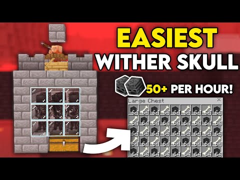 BEST WITHER SKELETON FARM in 1.21 Minecraft !