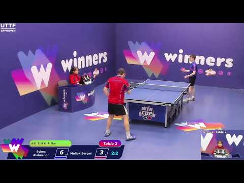 WINners CUP table 2  02.02  Syksa Aleksandr - Maliuk Sergei  18:30