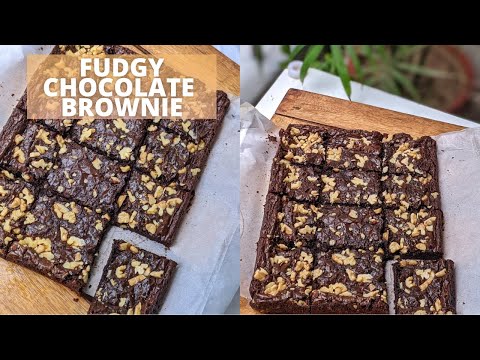 FUDGY CHOCOLATE BROWNIES | SUPER EASY | BEST EVER CHOCOLATE BROWNIE | BROWNIE RECIPE | MANAL AMIR.