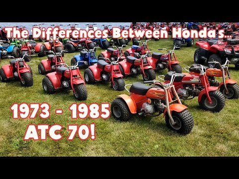 Honda's 1973 - 1985 ATC 70... What are the differences??
