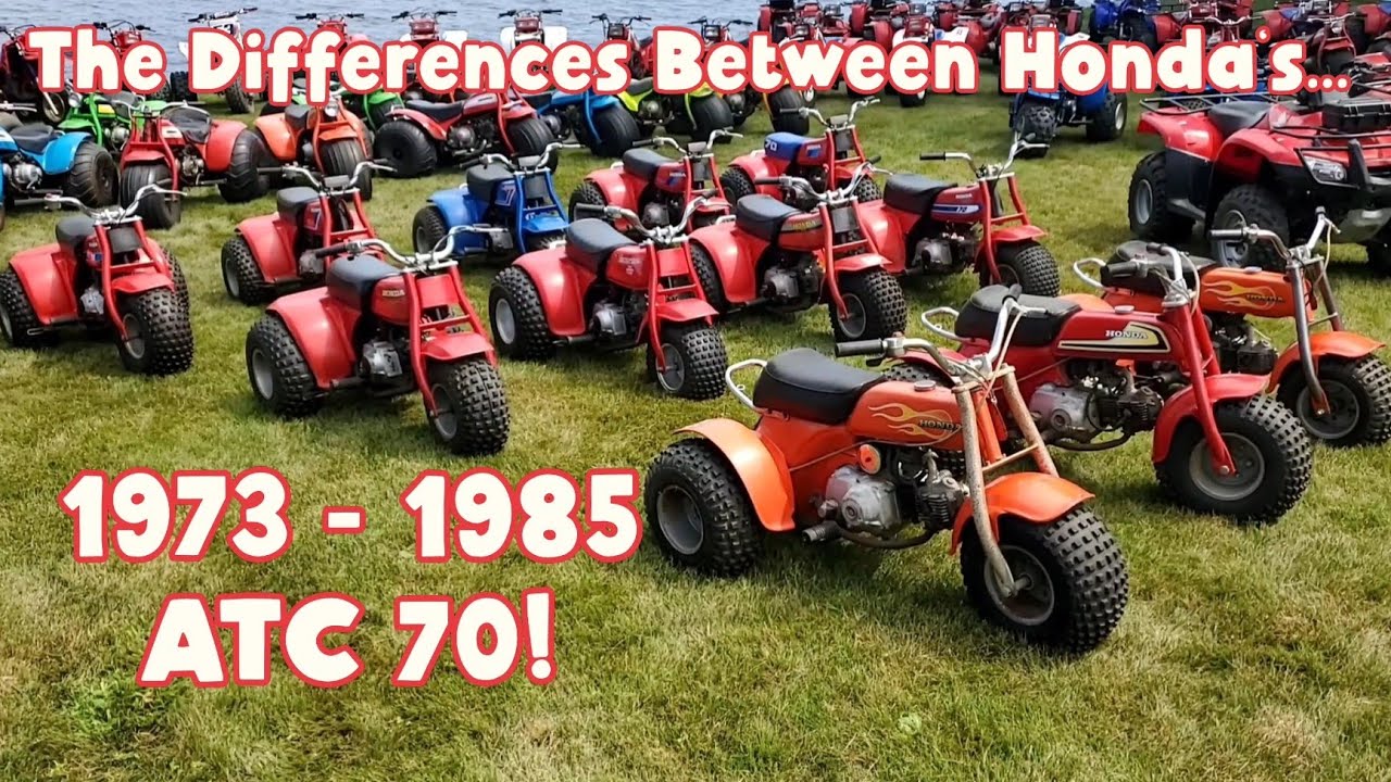 Honda's 1973 - 1985 ATC 70... What are the differences??