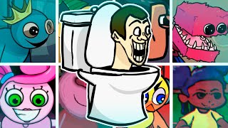 Cover art for Skibidi but Different Characters Sing It 🎶