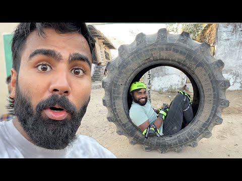 Ye kaise jhool raha 😲 Tyre spinning