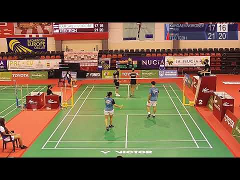 Match point - Kargaev / Vorobeva vs Tee / Teoh - XD, SF - Spanish Int. 2021