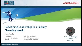 Redefining Leadership in a Rapidly Changing World-Fostering Strategic Planning, Innovation & Agility