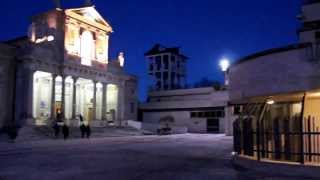 preview picture of video 'Santuario San Gabriele di notte'