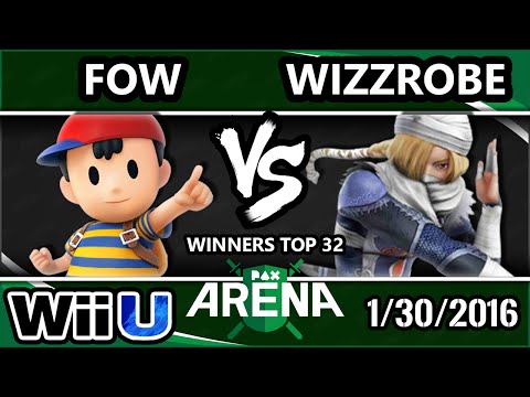 PAX South Arena - GW | Fow (Ness) Vs. CoG | Wizzrobe (Sheik) SSB4 Top 32 - Smash Wii U - Smash 4