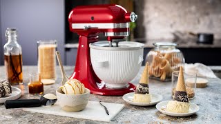 Sorbetière KitchenAid - accessoire pour robot de cuisine - 5KICA0WH