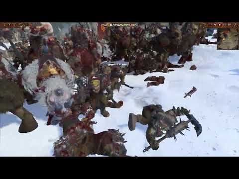 Total War Warhammer III Ogre kingdom vs Grimgor