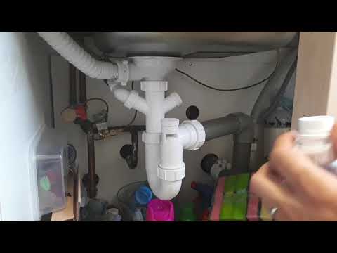 How to fit a blanking plug to a washing machine/dishwasher trap