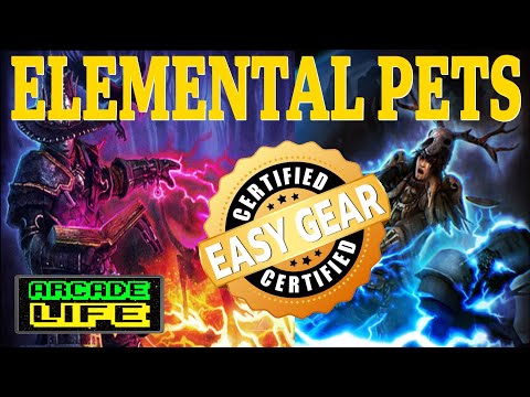 Grim Dawn - Elemental Pet Build - Easy Gear - Beginner Friendly - Level 54 - 2022 - v1.1.9.4