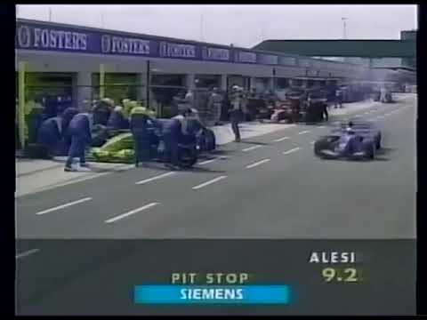 2000 F1 British GP - Marc Gené 1st pit stop