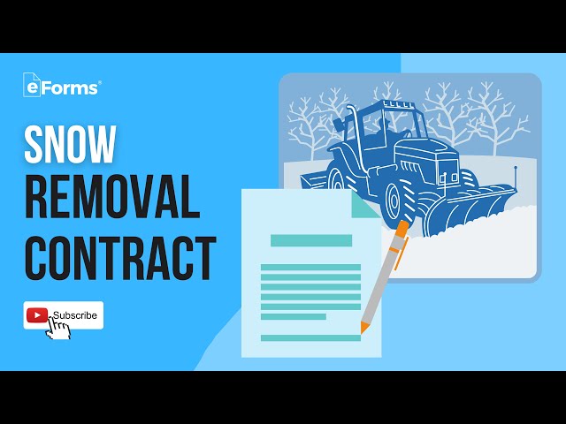 Snow Removal Contract Template ≡ Fill Out Printable PDF Forms Online