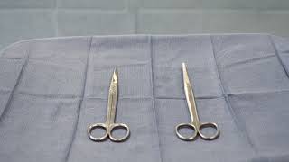 Curved and Straight Mayo Scissors