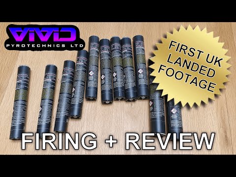 Vivid Pyrotechnics - NEW Single Shots *UK LANDED FOOTAGE 4K* + REVIEW