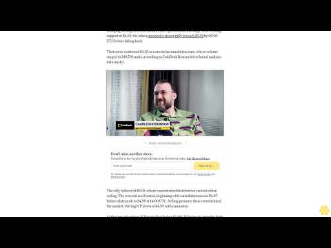 ICP spada o 3%, a wzrost zatrzymuje się przy oporze 5,05 USD