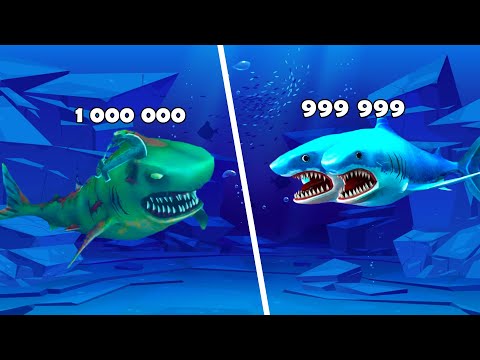 Double Head Shark Attack PVP: All Mini Games Play 5⭐Tiktok Updated 🦑Ocean Gameplay