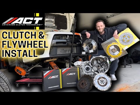 ACT HDSS Clutch Kit and Streetlite Flywheel Install / Evo X Transmission Reinstall