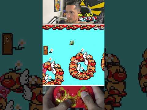 This whole level is made out of Wigglers! #supermariomaker2 #smm2